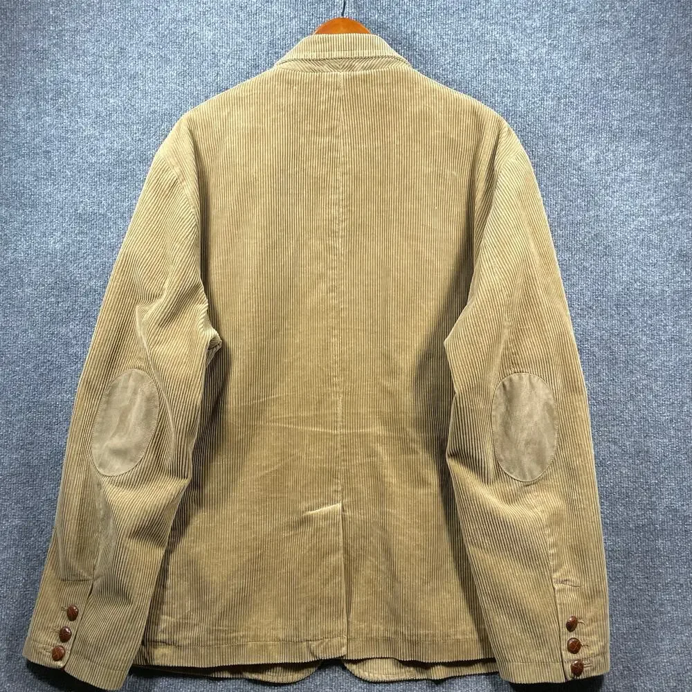 American Eagle Corduroy Blazer Sports Coat Men's XXL Brown Single Breast